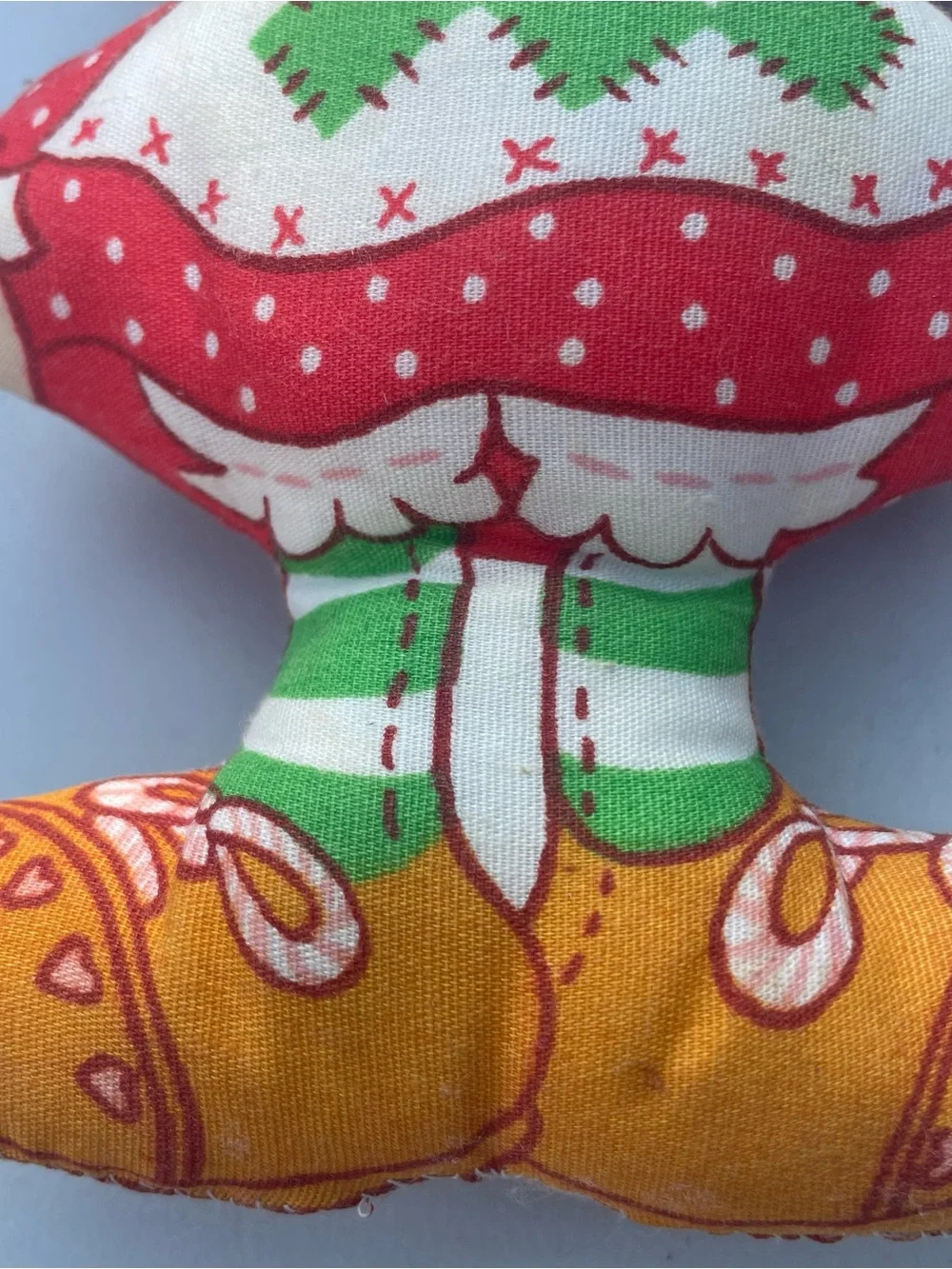 Vintage Pink Strawberry Doll Plush Toy - Kids Cozy Play Doll